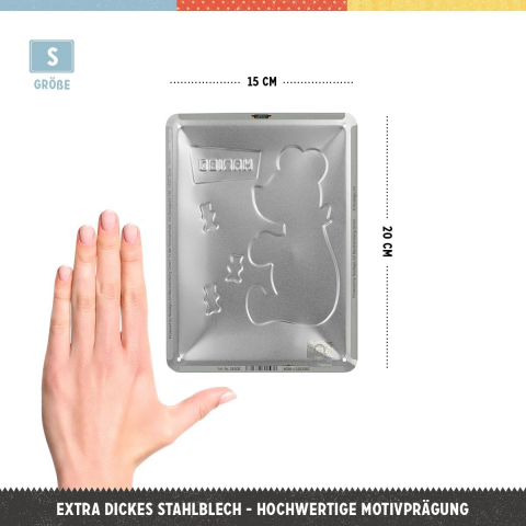 Placa metalica 15X20 HARIBO Vintage GOLD Baren - Haribo - Ursul auriu [1]