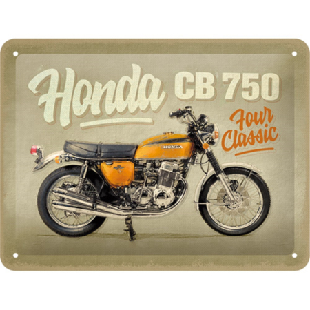 PLACI - Placa metalica 15x20 Honda MC - CB750