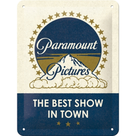 PLACI - Placa metalica 15X20 Paramount - Classic Logo