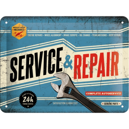 PLACI - Placa metalica 15X20 Service & Repair