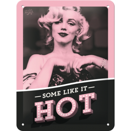 PLACI - Placa metalica 15x20 Some like it Hot - Unora le place cald