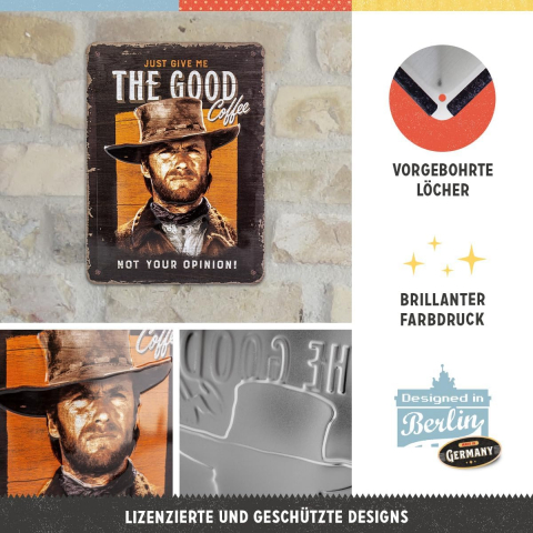 Placa metalica 15x20 The Good Coffee - Cafeaua cea buna [2]