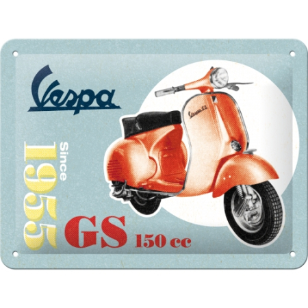 PLACI - Placa metalica 15x20 Vespa GS 150