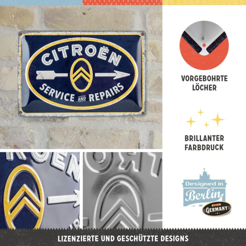 Placa metalica 20x30 Citroen - Service & Repairs - Citroen - service si reparatii [2]