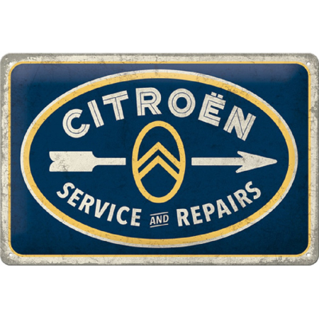 PLACI - Placa metalica 20x30 Citroen - Service & Repairs - Citroen - service si reparatii