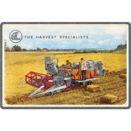 PLACI - Placa metalica 20x30 Claas The Harvest Specialists - Specialistii Recoltei