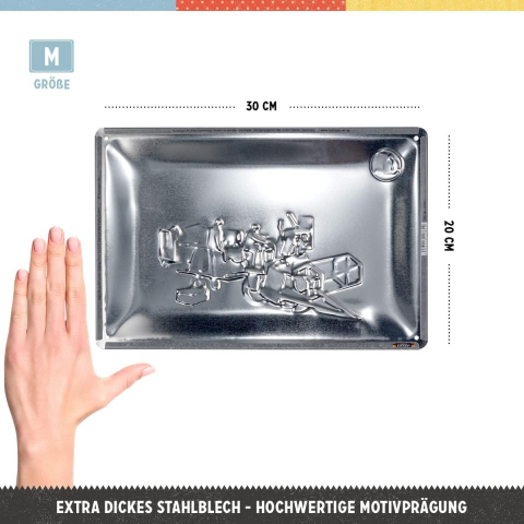 Placa metalica 20x30 Claas The Harvest Specialists - Specialistii Recoltei [1]
