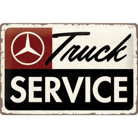 PLACI - Placa metalica 20X30 Daimler Truck -Service