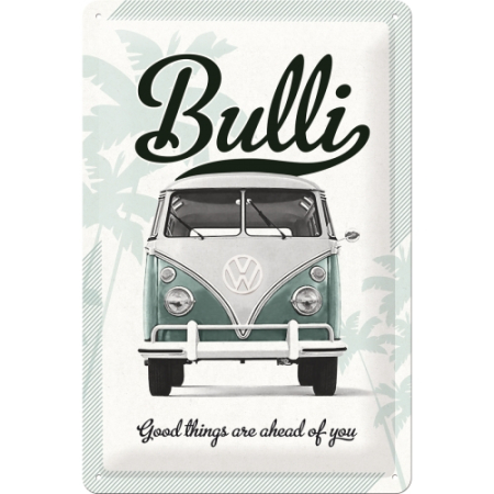PLACI - Placa metalica 20X30 Volkswagen Good things are ahead of you - Lucrui bune te asteapta
