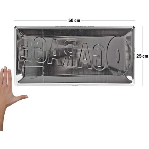 Placa metalica 25X50 Garaj [1]