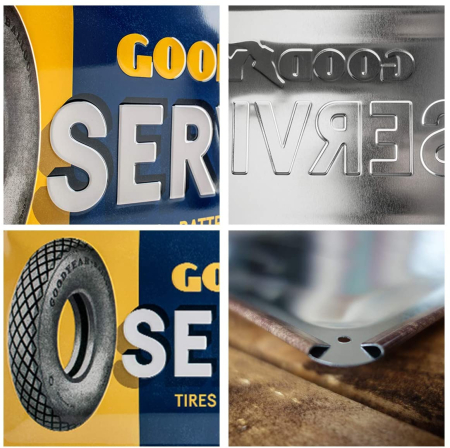 Placa metalica 25x50 Goodyear Service [2]