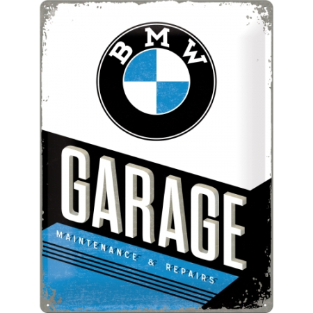 PLACI - Placa metalica 30X40 BMW-Garage