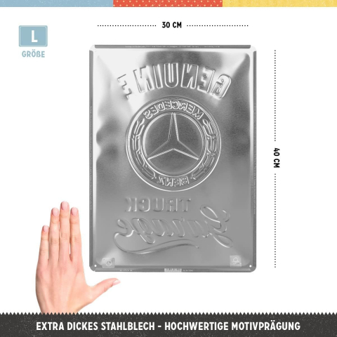 Placa metalica 30X40 Daimler Truck - Garaj [1]