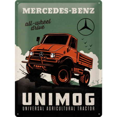 PLACI - Placa metalica 30X40 Daimler Truck - Unimog