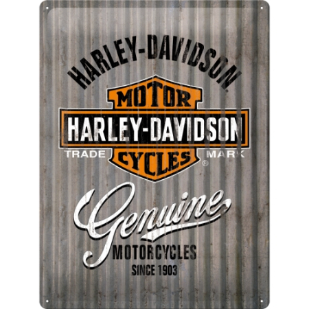PLACI - Placa metalica 30x40 Harley-Davidson Metal Wall - Gard metalic