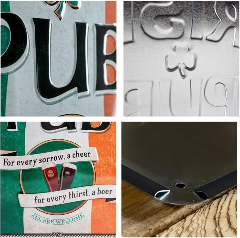 Placa metalica 30X40 Irish Pub - Crasma Irlandeza [2]