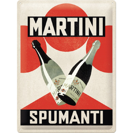 PLACI - Placa metalica 30x40 Martini - Spumanti