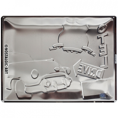 Placa metalica 30X40 Route 66 -Road Trip - Soseaua 66 - Calatorie [1]