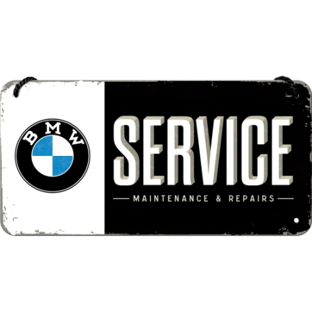 PLACI - Placa metalica cu snur 10x20 BMW Service