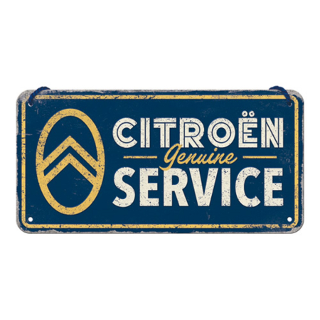 PLACI - Placa metalica cu snur 10x20 Citroen - Service Autentic