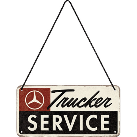Placa metalica cu snur 10x20 Daimler Truck - Service camioane [1]