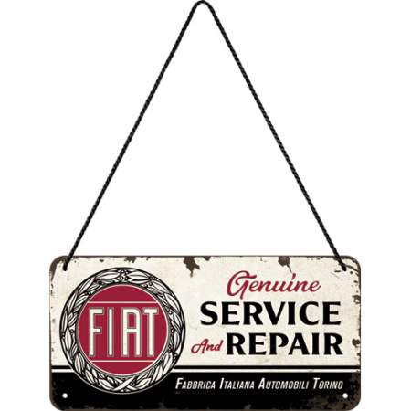 Placa metalica cu snur 10x20 Fiat - Service & Reparatii [1]