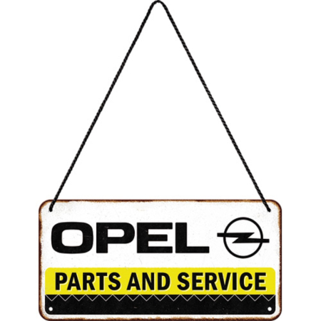 Placa metalica cu snur 10x20 Opel - Service si Piese [1]