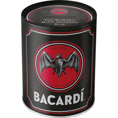 PUSCULITE - Pusculita Bacardi Logo Negru