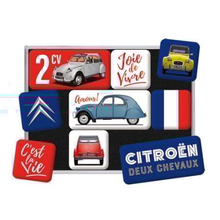Set de magneti Citroen - 2CV C'est la vie - Asta e viata [1]