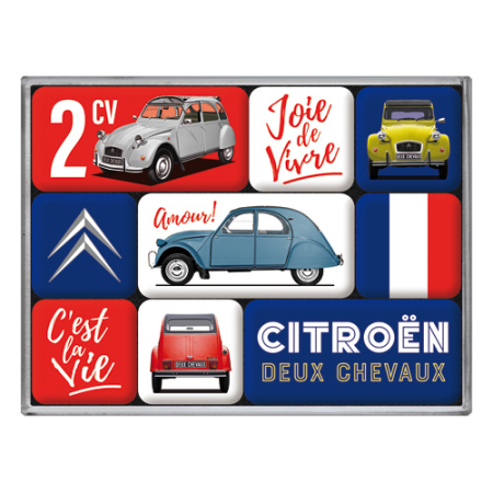 MAGNETI - Set de magneti Citroen - 2CV C'est la vie - Asta e viata
