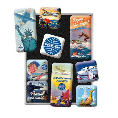 Set de magneti Pan Am - Travel The World - Sa calatorim in Lume [1]