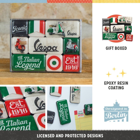 Set de magneti Vespa - Italian Legend [3]