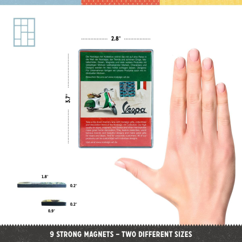 Set de magneti Vespa - Italian Legend [2]