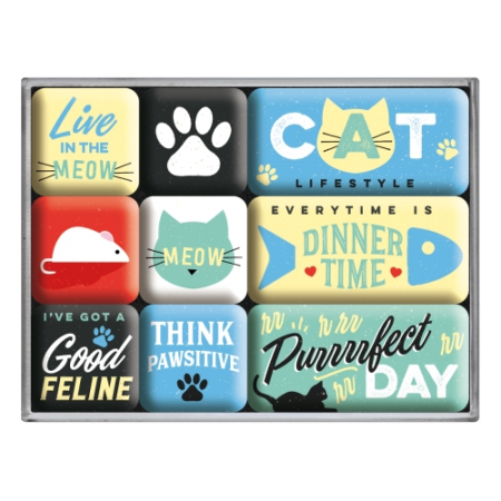 MAGNETI - Set magneti Cat Lifestyle - Stil de viata pisicesc