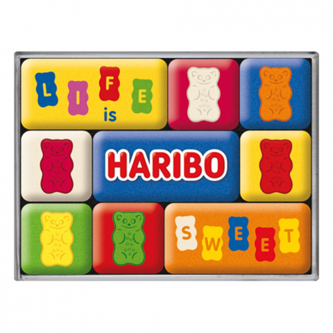MAGNETI - Set magneti HARIBO Life is sweet - Viata este dulce
