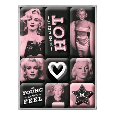 MAGNETI - Set magneti Marilyn Monroe Some like it hot - Unora le place Fierbinte