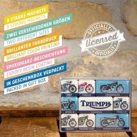 Set magneti Triumph - Model Chart - Diagrama cu modele [4]