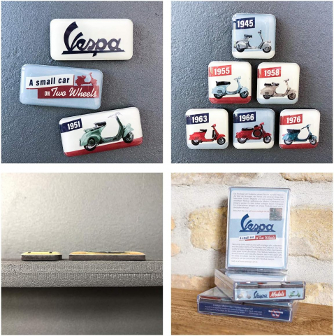 Set magneti Vespa Model Chart - Diagrama cu modele [3]