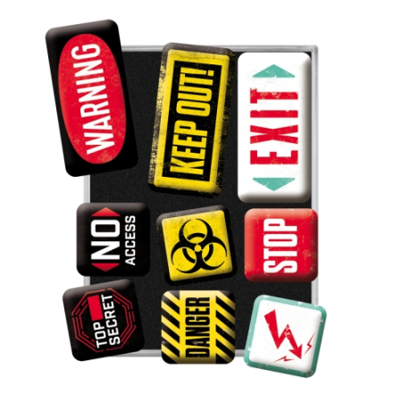 Set magneti Warning - Avertisment [1]