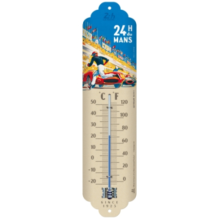 TERMOMETRE - Termometru 24h Le Mans Racing Afis Albastru