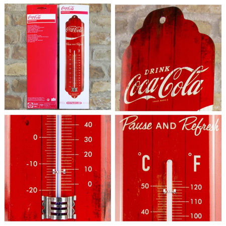 Termometru Coca-Cola Logo Red - Sigla Rosie [2]