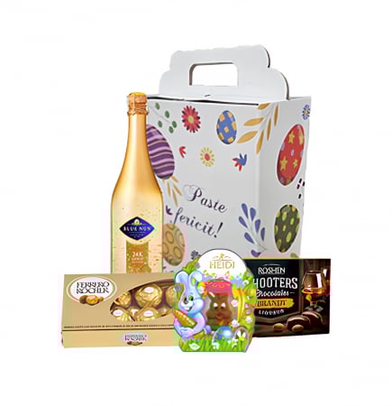 COSURI CADOU PASTE - Cos Cadou Happy Easter - Blue Nun