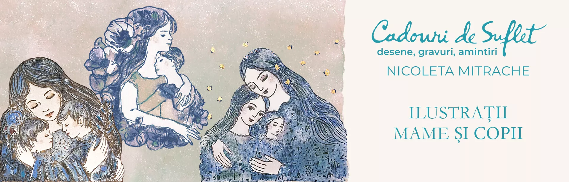 Ilustrații Mame și Copii - Nicoleta Mitrache