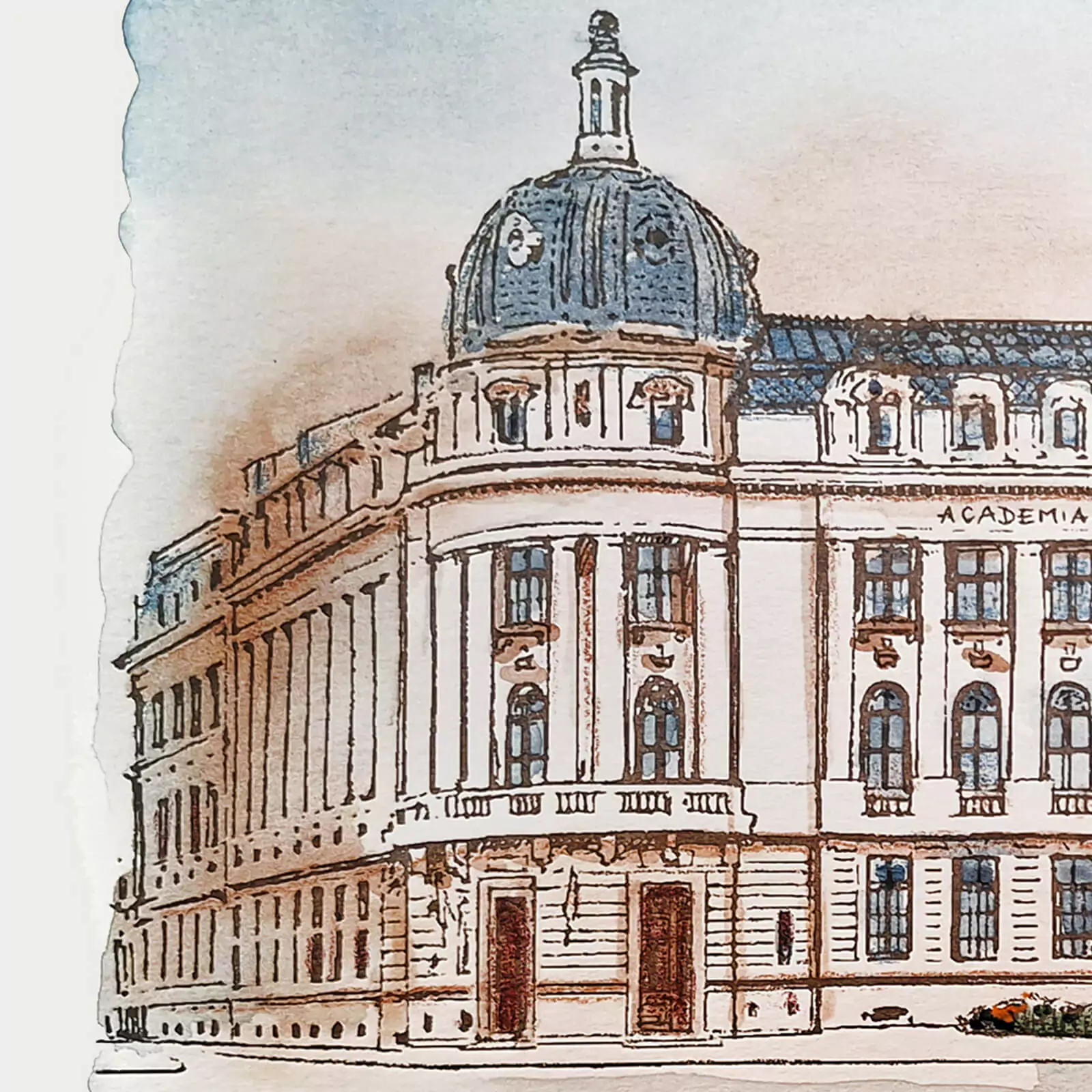 Academia de Studii Economice - gravură [3]