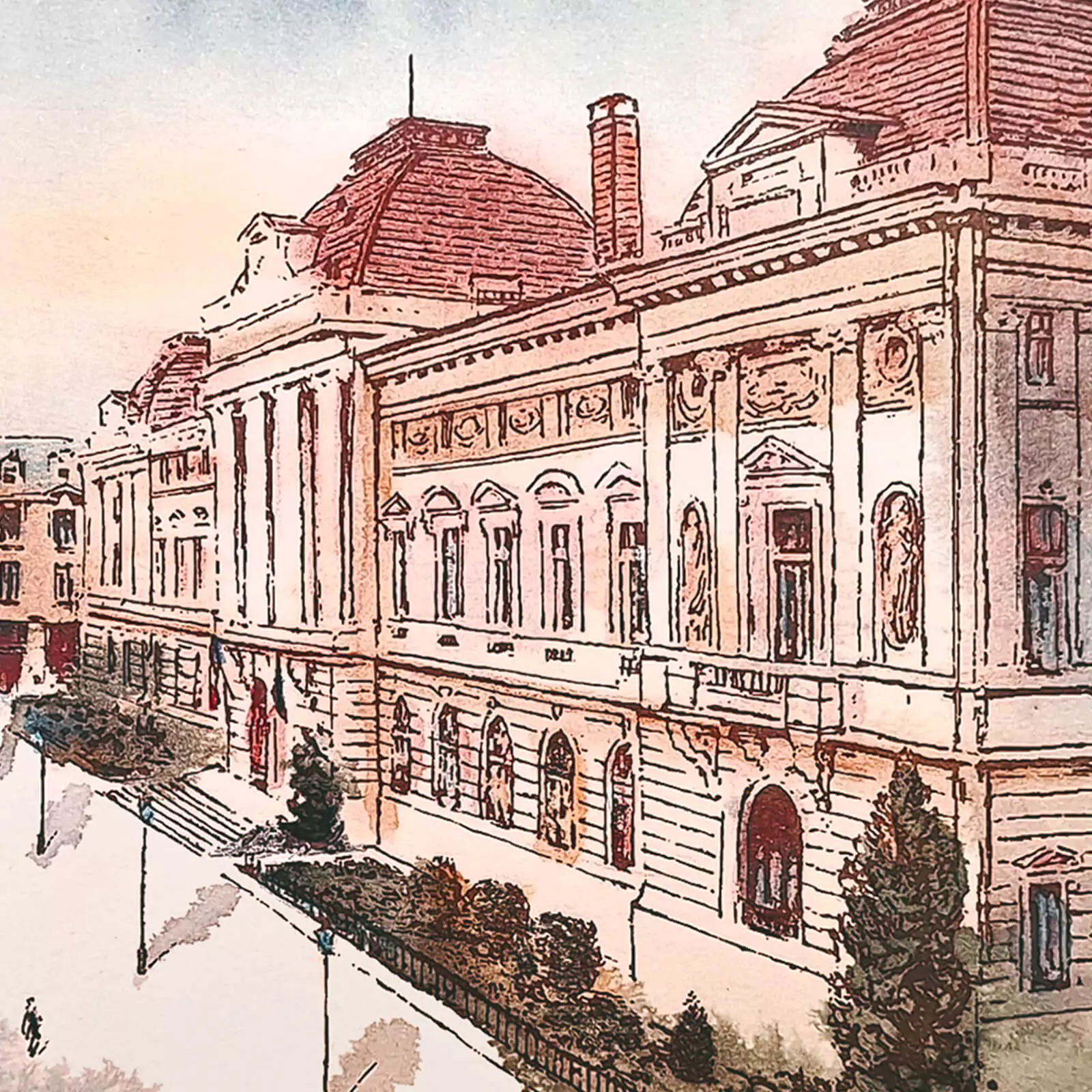 Banca Națională - gravură [4]