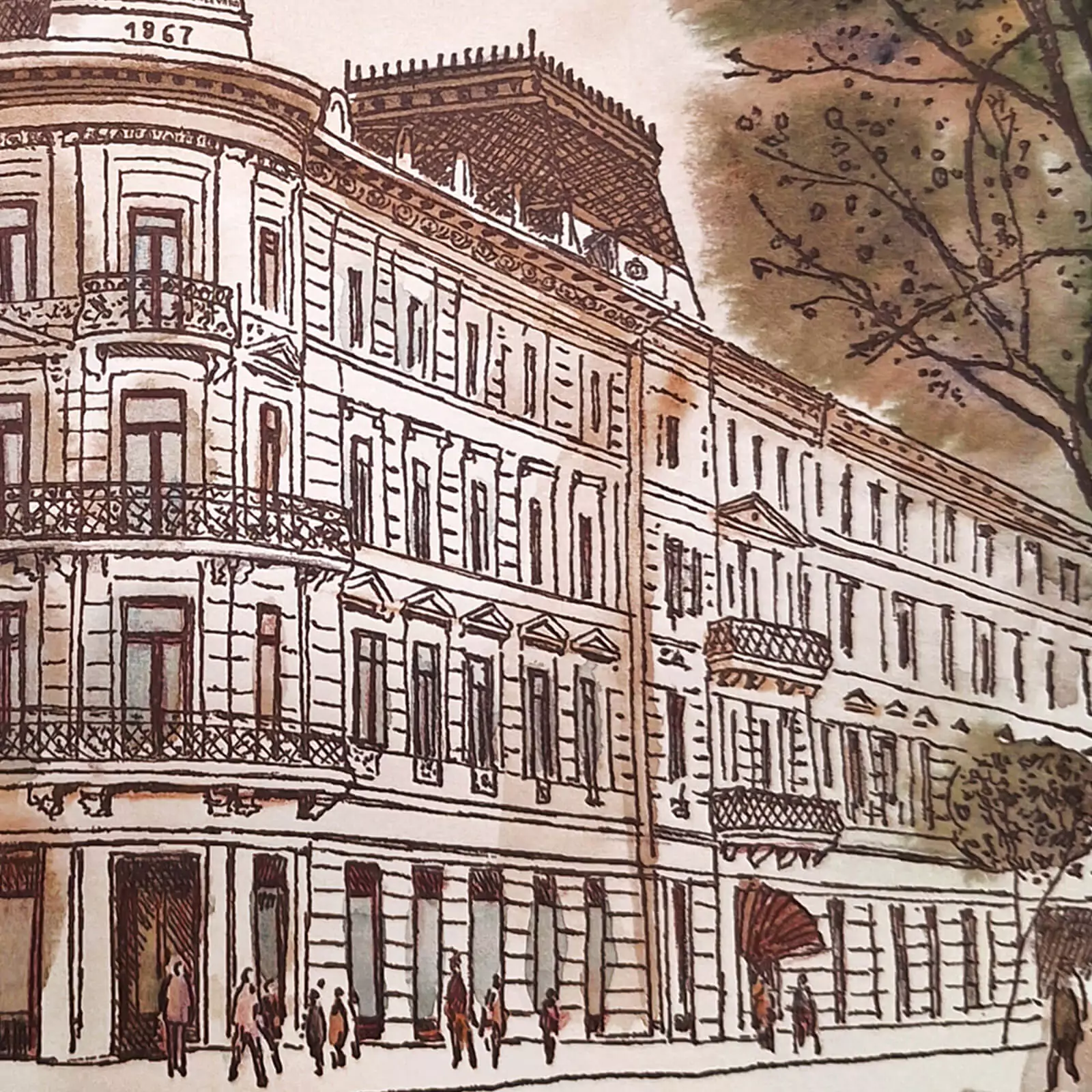Grand Hotel du Boulevard - gravură [4]
