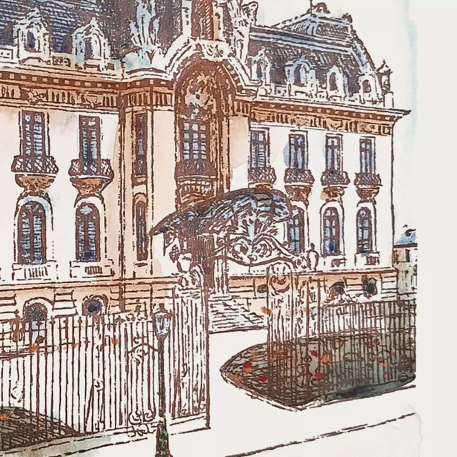 Gravură Muzeul George Enescu [4]