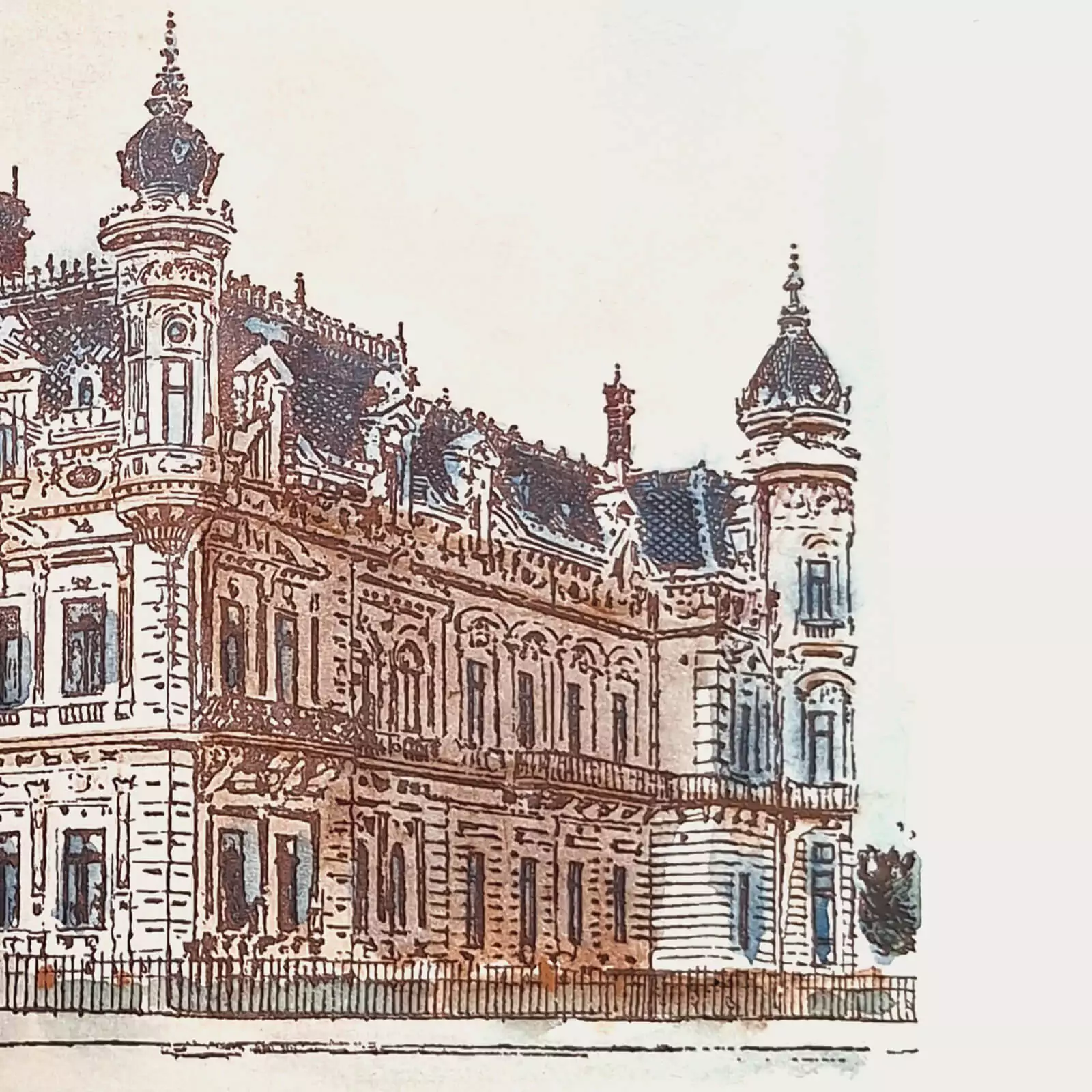 Gravură Palatul Sturdza [4]