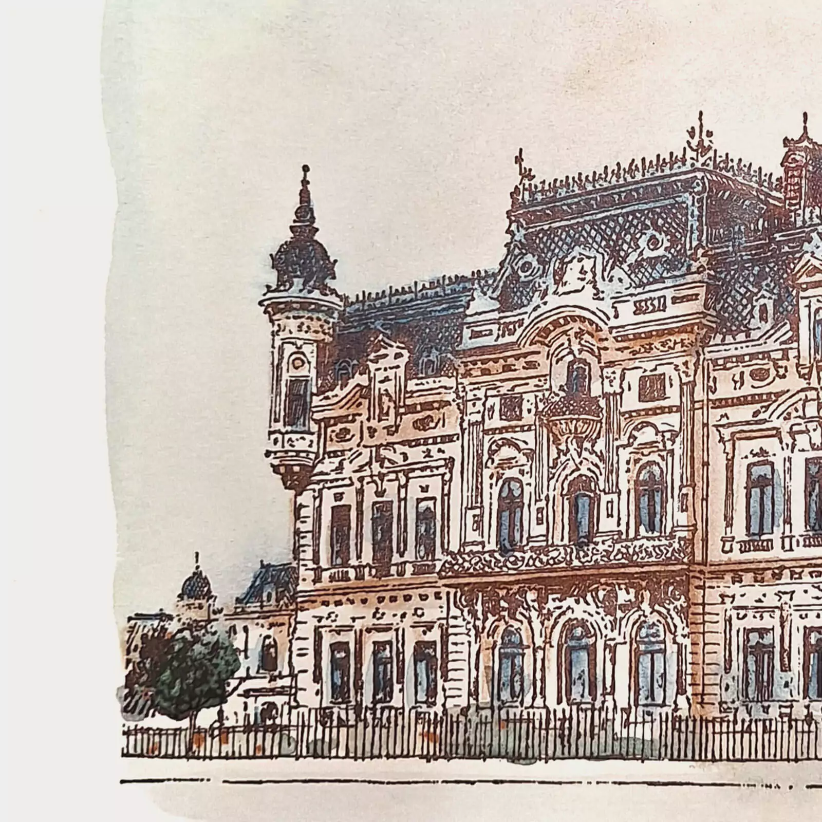 Gravură Palatul Sturdza [3]
