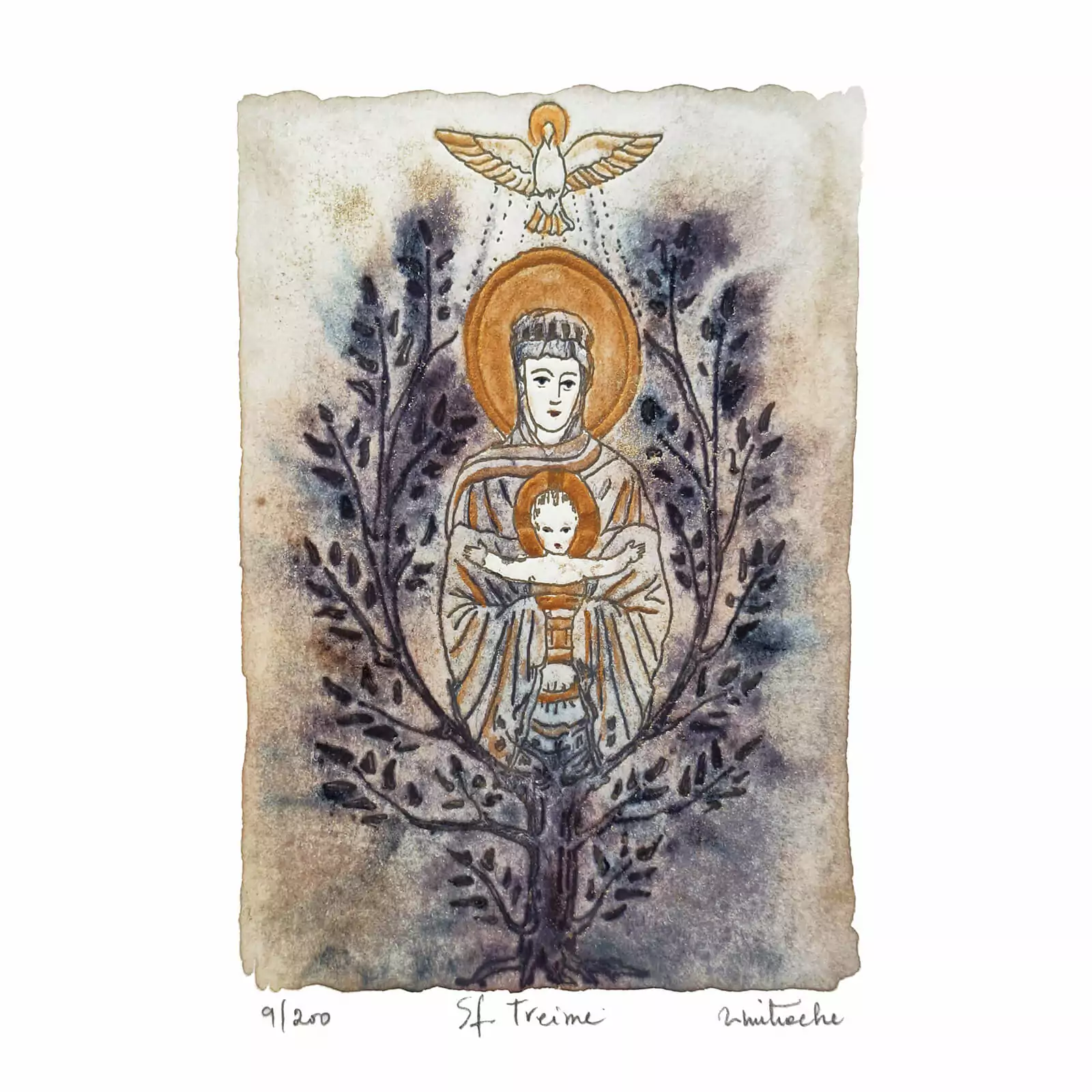 Icoană ortodoxă Sfânta Treime [2]